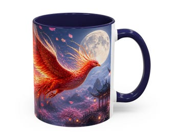 Purple Phoenix Mug | Coffee Mug