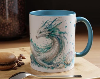 Water Spirit Dragon Mug | Coffee Mug 11oz 15oz