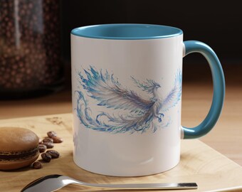 Blue Water Phoenix mug | Coffee Mug 11oz 15oz