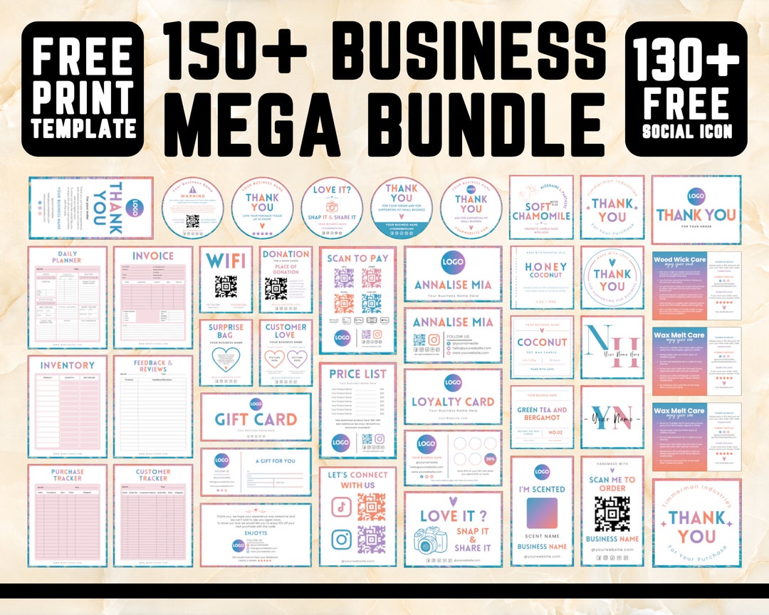 Brand Development Package Branding Package Templates Branding Package Branding Bundle Small ...