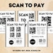 Editable Payment Sign Template Bundle, Printable Scan to Pay, Qr Code ...