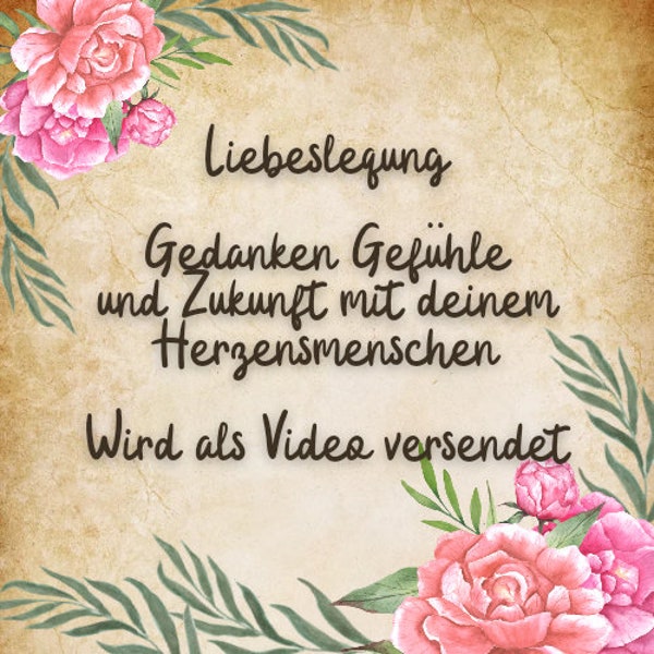 Tarot-Lesung, Liebeslegung Gedanken Gefühle und Zukunft mit Herzensmenschen. Hellseherisches Lesen, sehr genaue Vorhersagen