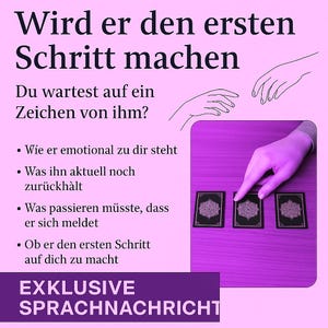 ¡NUEVO! ¿Dará el primer paso? Mensaje de voz exclusivo para contactar y responder.