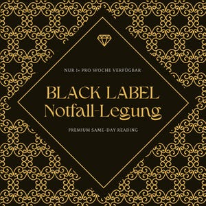 Lecture d'urgence BLACK LABEL – Lecture premium le jour même | Jusqu'à 5 questions | Personnel, sans compromis, immédiat, un seul rendez-vous par semaine !