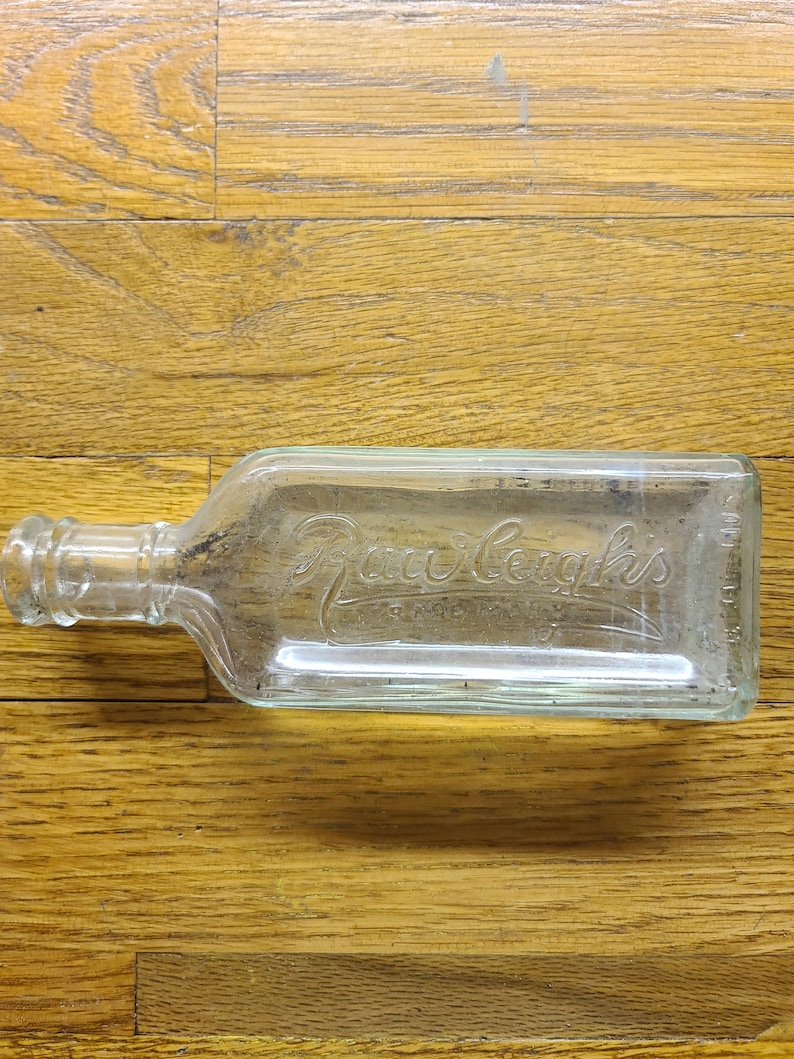 VINTAGE BOTTLES for crafting, decorating, collecting. From 1910's-30's Rau Leigh's