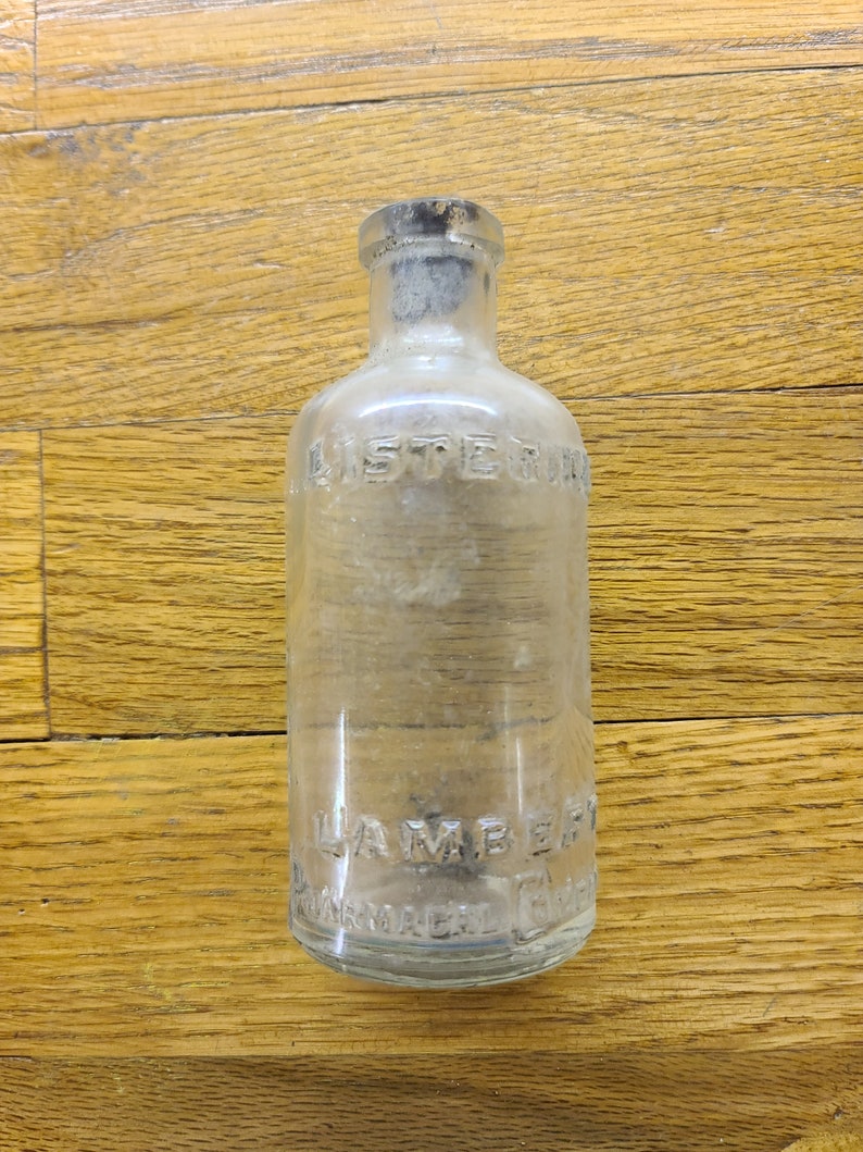 VINTAGE BOTTLES for crafting, decorating, collecting. From 1910's-30's listerine