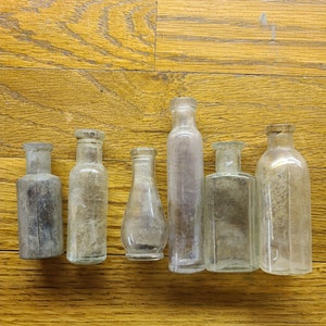 VINTAGE BOTTLES for crafting, decorating, collecting. From 1910's-30's small large lot