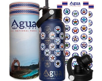 National Parks Water Bottle with Stickers