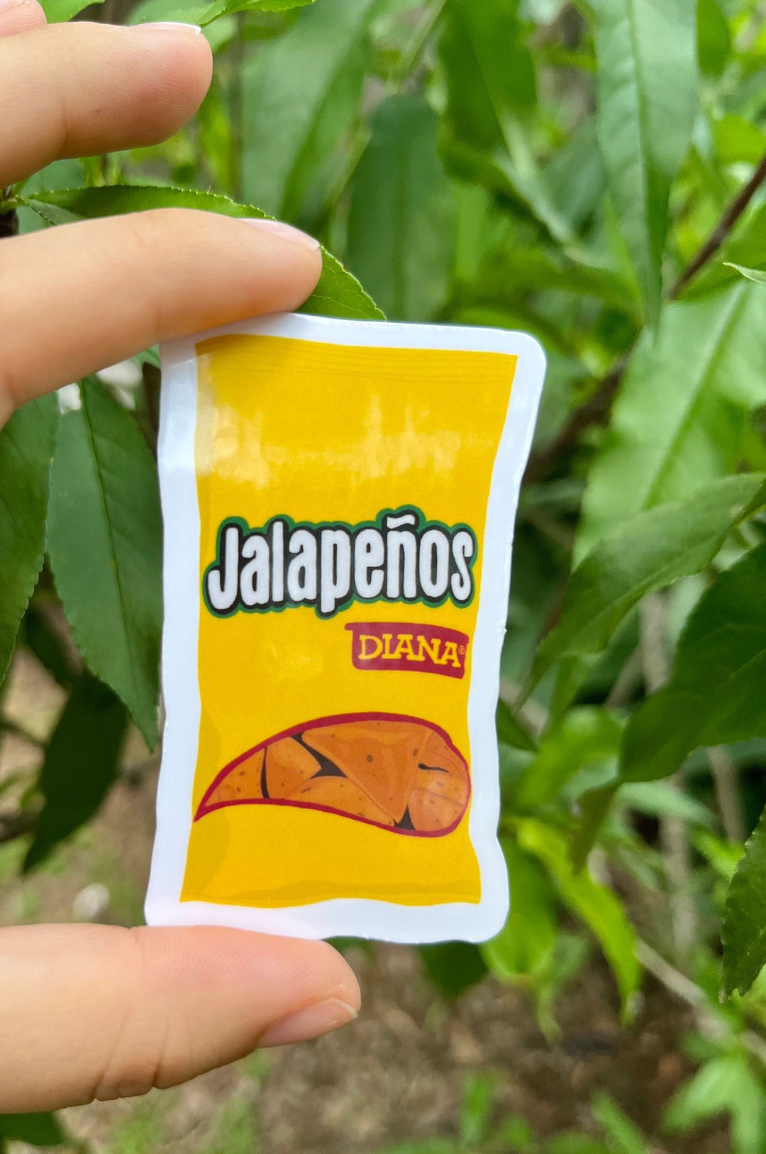 Diana Jalapeños Chips Sticker Salvadoran Snack Decal Latin American
