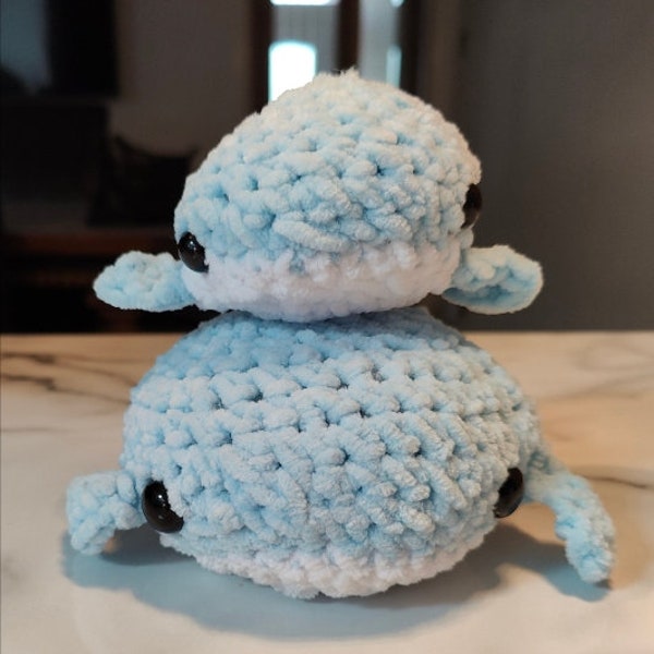 A cute Handmade Crochet Whale