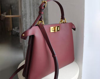 Women's Leather Handbags, Women's Leather Shoulder Bag, Leather Top Handle Bags