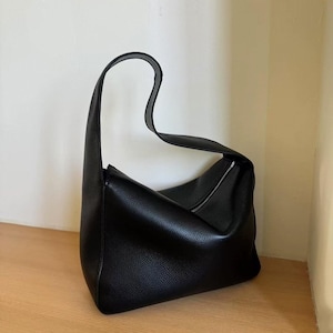 Echtleder Tragetaschen, Damen Leder Umhängetasche, Minimal Design Umhängetasche