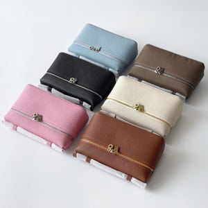 Pochette en cuir, Sacs à bandoulière au design minimaliste, Sac à main élégant, Petits sacs fourre-tout en cuir