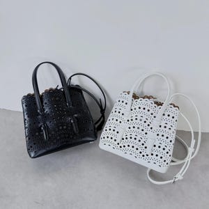 Damenleder Tragetasche, Damenleder Umhängetasche, Kuh-Split-Leder Geldbörse, Hochzeit Party Handtaschen