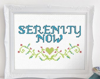 PATTERN Serenity Now Seinfeld Costanza Seinfeld Hair Fashion Design Pillow