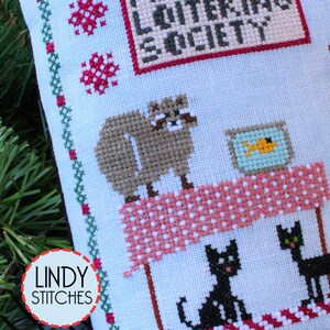 PDF Mistletoe Loitering Society Cross Stitch Pattern by Lindy - Etsy