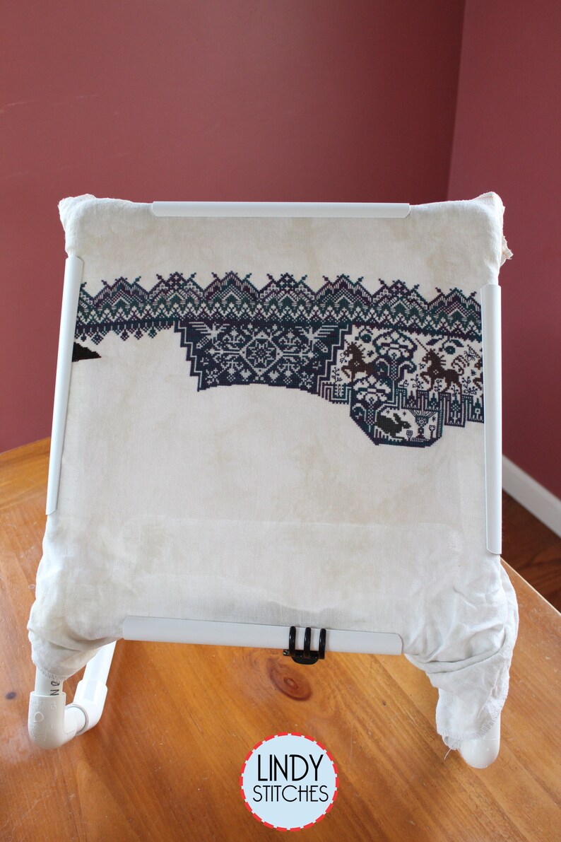 PVC Frame Lap Stand for Needlework Cross Stitch Embroidery Etsy
