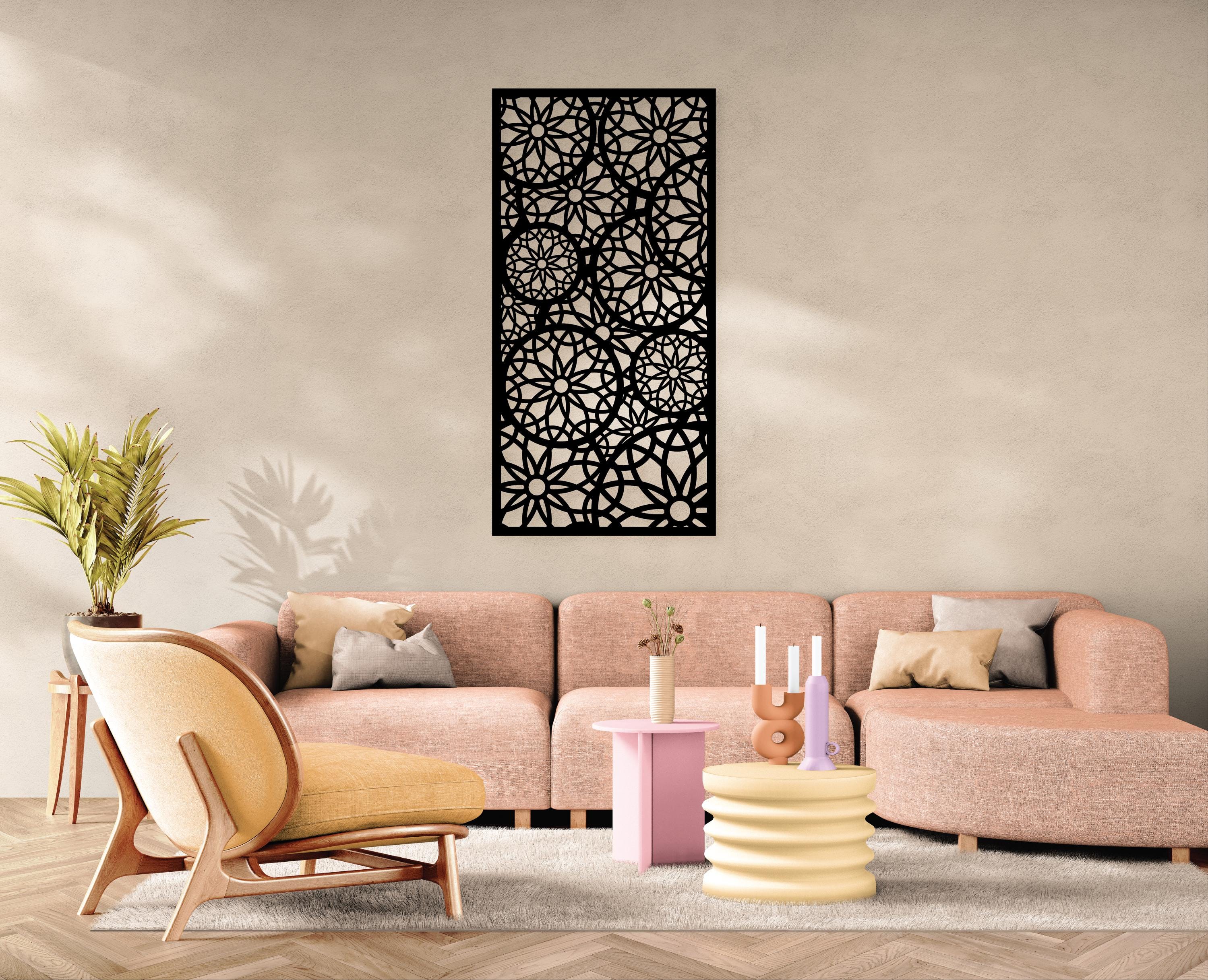 Arabic Decorative Panel SVG | Islamic Wall Art | Moroccan Pattern Laser ...