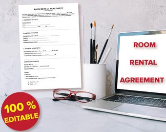Bearbeitbare Mietvertragsvorlage (Word & PDF) | Monatsmietvertrag oder befristeter Mietvertrag | Formular für einen Wohnraummietvertrag