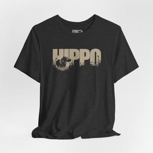 HIPPO Adult Unisex Tee Shirt by Zoo Guide™