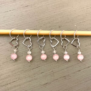 Stitch Markers for Knitting - Set of 6