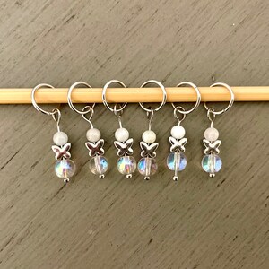 Stitch Markers for Knitting - Set of 6