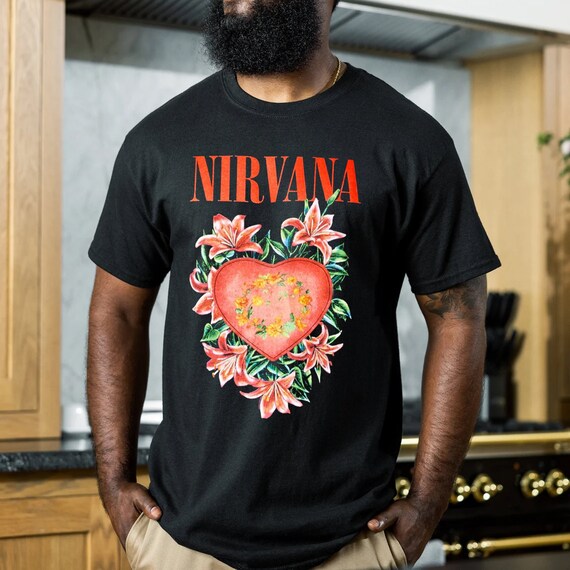 nirvana t shirt heart shaped box