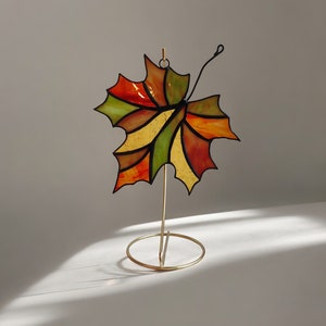 Sonnenfänger Ahorn Blatt Ahorn Blatt Glasmalerei Ahorn Blatt Ahorn Blatt Dekor Wand Kunst Dekor Fensterbehang Dekor Geschenk Pflanzenliebhaber