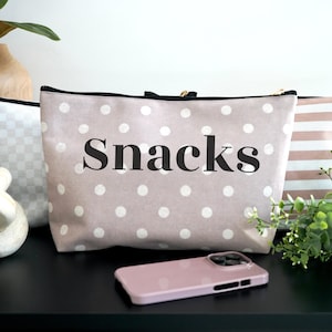 Pochette à collations pour sac à couches pour les collations des tout-petits Pochette à fermeture éclair pour organiser des collations sur le pouce Pochette à collations pour sac à dos pour enfants