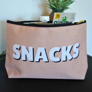 Snack bag for toddlers snack pouch for diaper bag snack storage for kids portable snack bag reusable zipper snack pouch for kids snacks