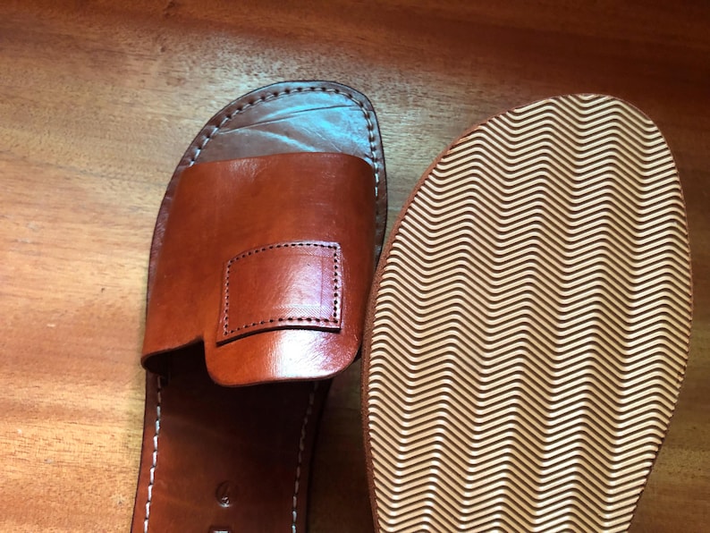 leather sandals, men leather sandal, moroccan sandal, handmade sandals, brown leather, men slip sandal, leather slides, arabic sandals, summer sandals, open toe sandal, artisan leather, minimal sandals, comfort sandals