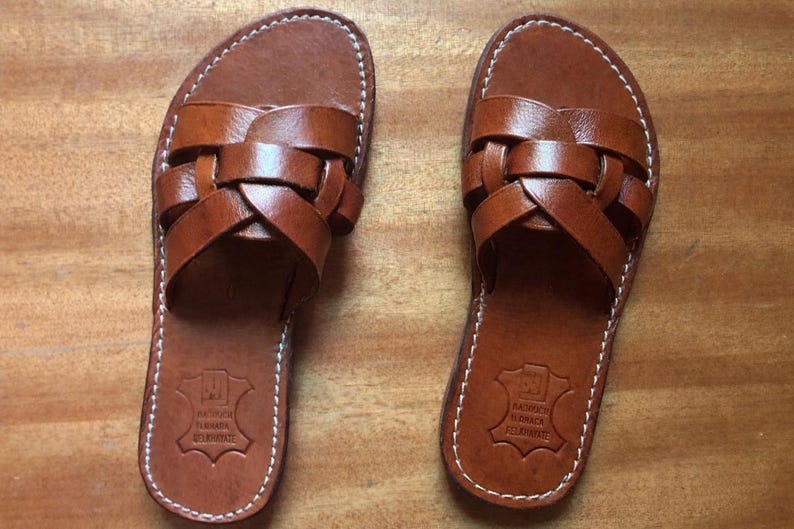 women leather sandal, leather sandals, brown leather sandal, handmade sandals, moroccan sandals, woven leather sandal, summer sandals, boho leather sandal, women slip sandals, casual summer sandal, artisan sandals, flat leather sandal, boho summer sandal
