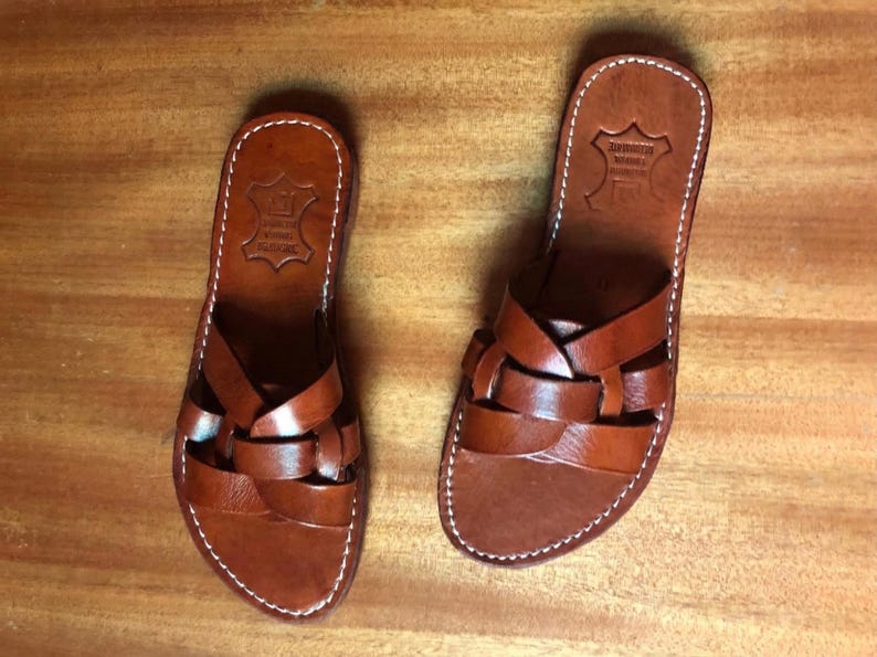 women leather sandal, leather sandals, brown leather sandal, handmade sandals, moroccan sandals, woven leather sandal, summer sandals, boho leather sandal, women slip sandals, casual summer sandal, artisan sandals, flat leather sandal, boho summer sandal