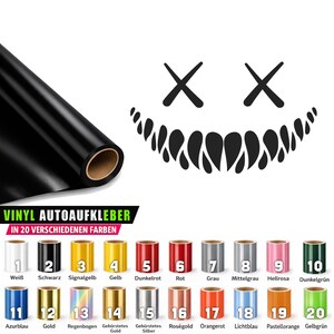 Demon smiling face sticker funny car sticker car sticker tuning vinyl sticker JDM custom stickers for car laptop motorcycle