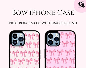 BOW PHONE CASE - Handcrafted Phone Cases: Elevate Your Device with Unique Designs