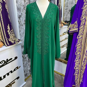 Embroidered Moroccan Kaftan: Luxury Takchita Wedding Dress