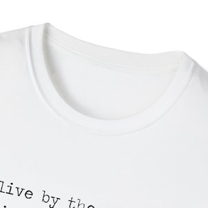 live by the sword die by tummy ache | funny dark souls raccoon tee shirt, anxiety warrior meme t-shirt, gamer humor unisex shirt image 2