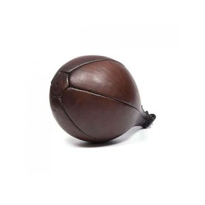 Antique vintage style tanned leather speedball - Boxing, MMA, Kickboxing Training speed bag
