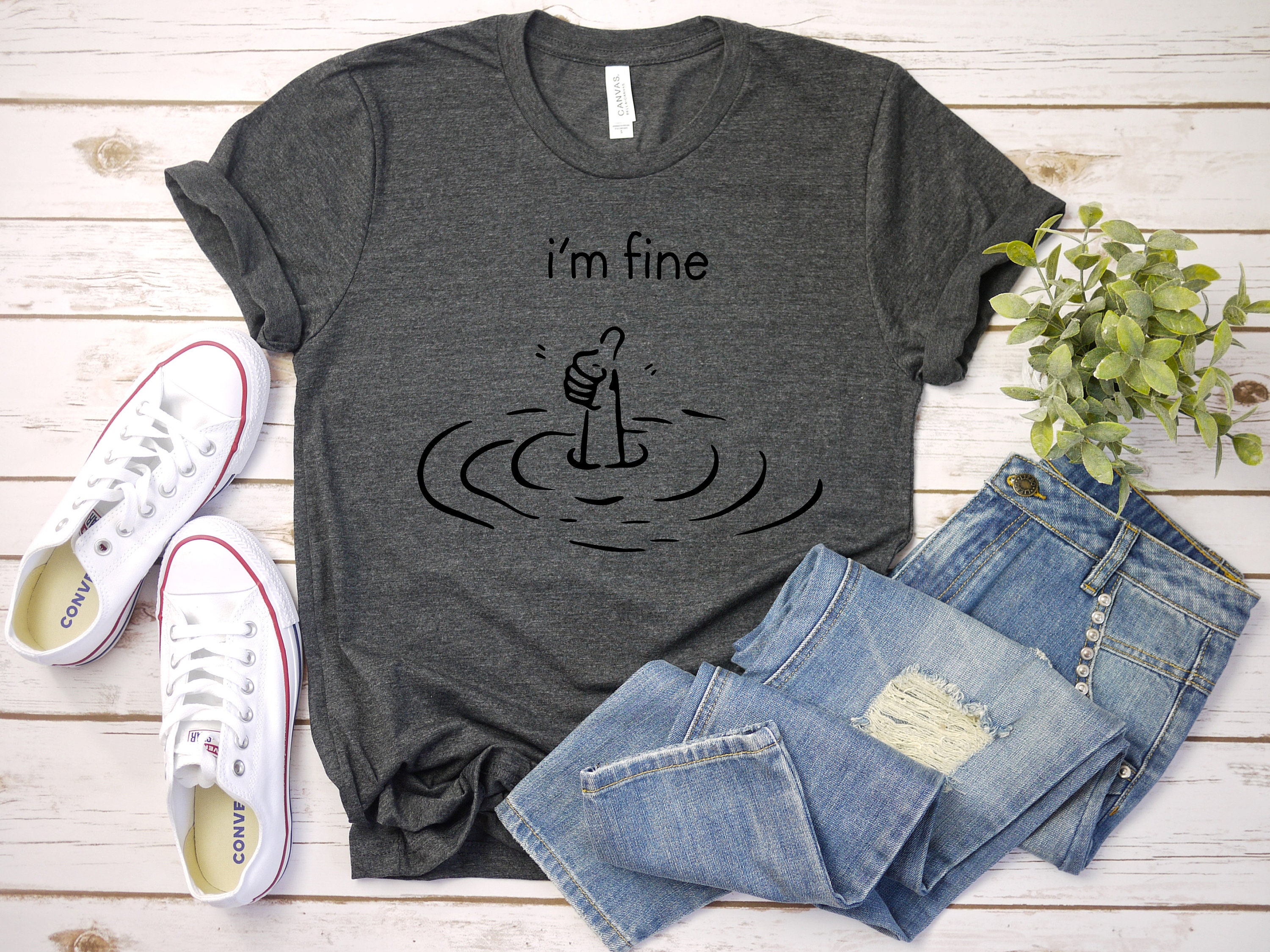 Im fine tshirt - Etsy Polska