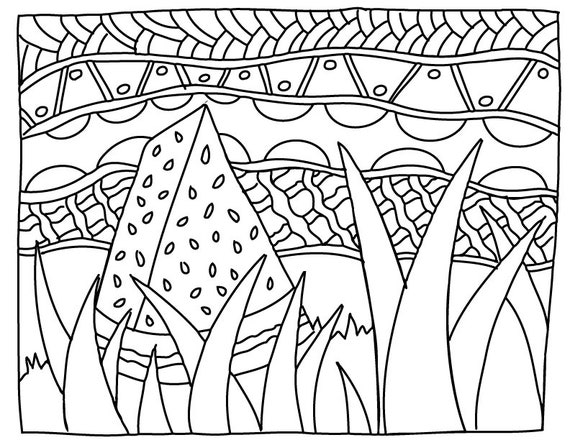 Printable Adult Color by Number Coloring Pages  Abstract coloring pages, Adult  color by number, Color by numbers