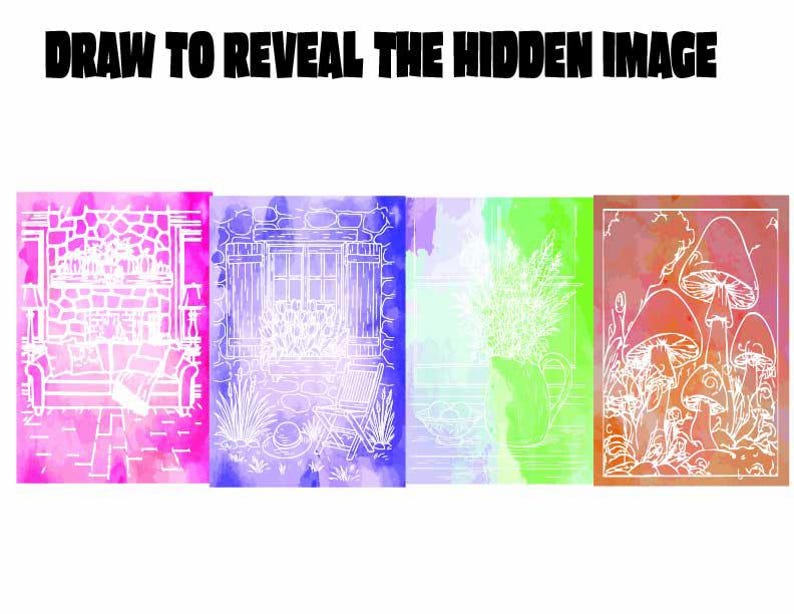 Ink Tracing Art Book: Variety Edition - Relaxing Hidden Images (PDF ...