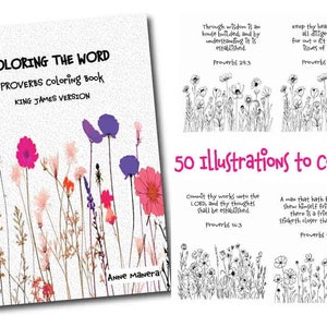 Coloring the Word Proverbs Coloring Book King James Version by Anne ...