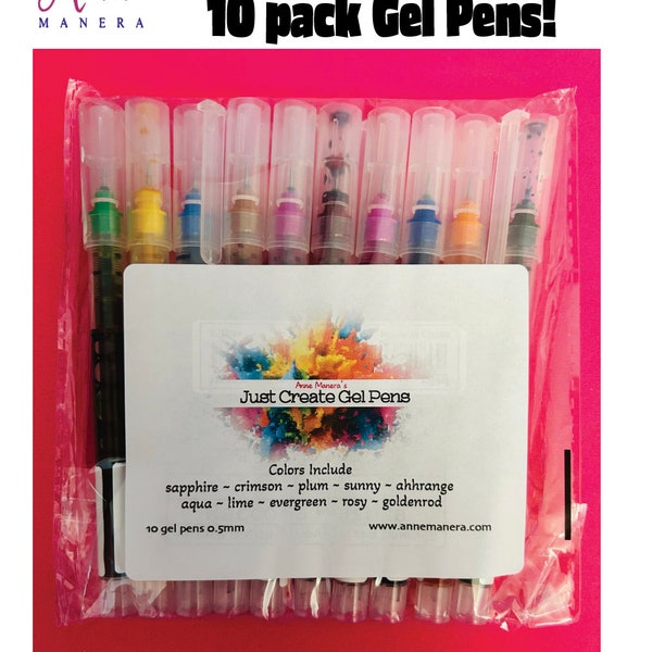 Gel Pens 10 Colors
