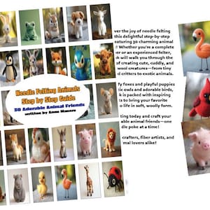 Needle Felting Animals Guide: 30 Adorable Projects (Reference Photos)