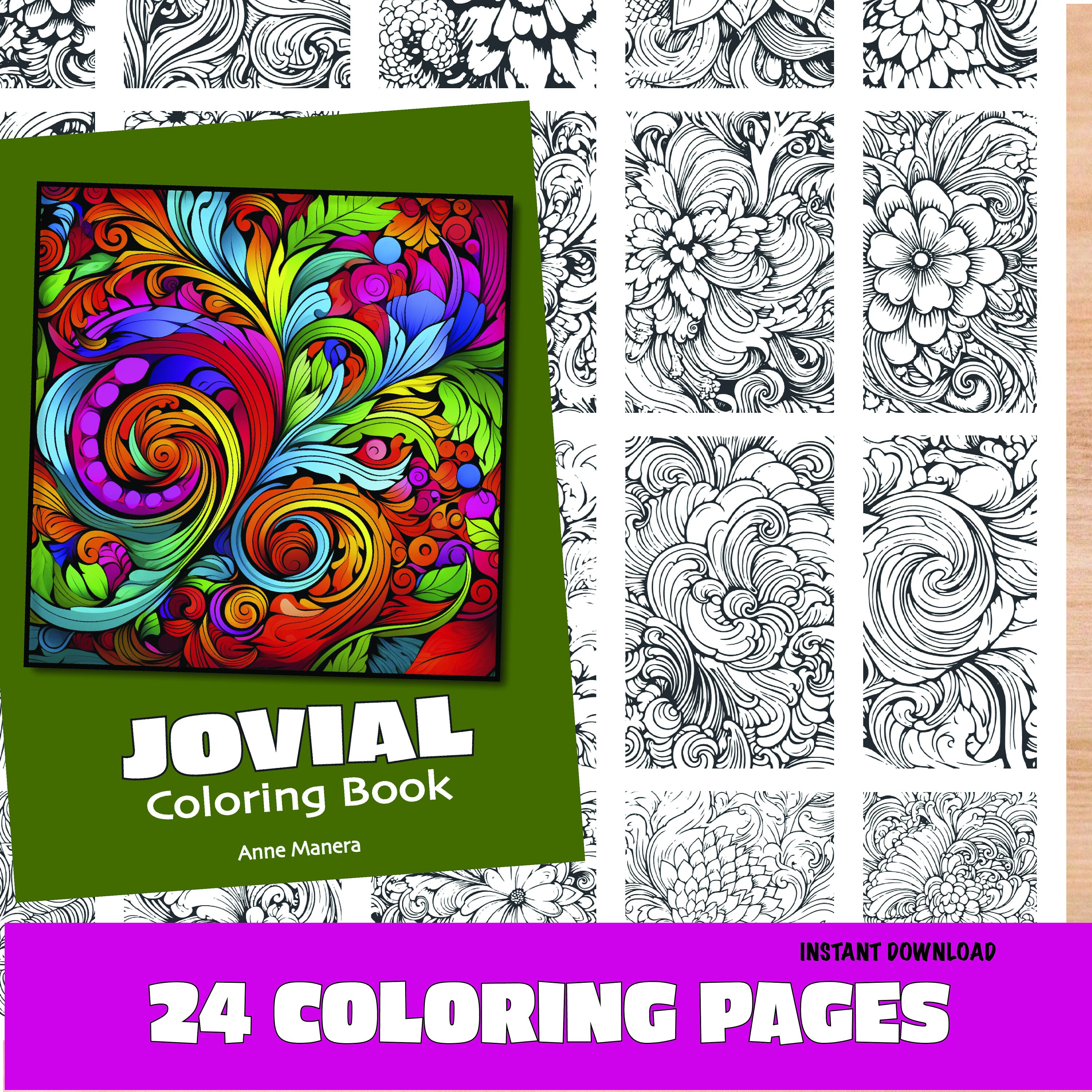 Custom Colouring Book, 40 pages, your designs, all eco - A Local