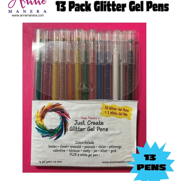 Glitter Gel Pens 13 Colors 1.0mm