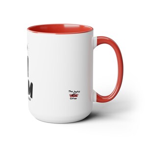 Mothers Day 1 Mom Two-Tone Coffee Mugs, 15oz zdjęcie 7