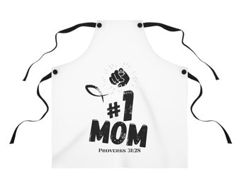 Mothers Day - #1 Mom Apron (AOP)