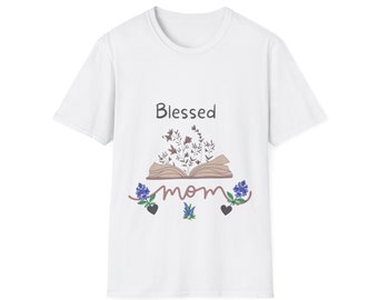 Blessed Mom: Texas Bluebonnets Mother's Day T-Shirt