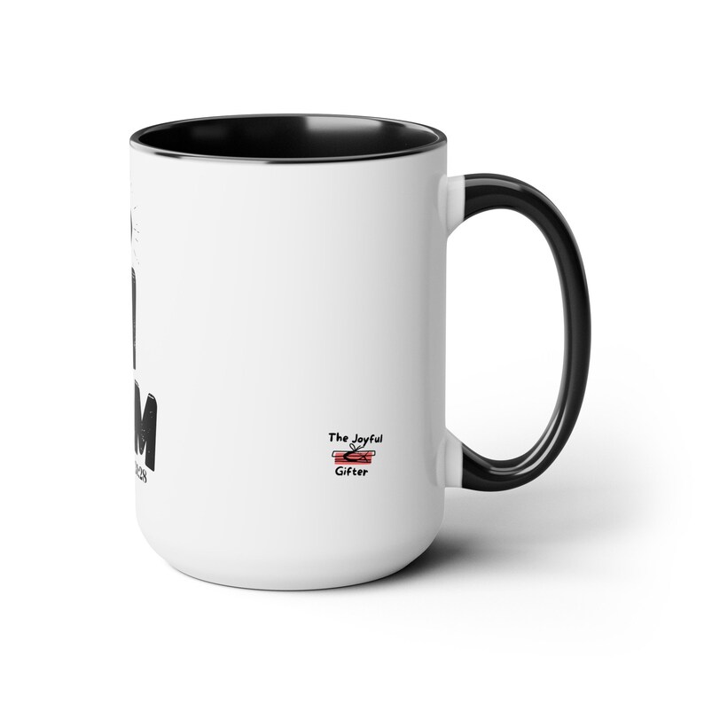 Mothers Day 1 Mom Two-Tone Coffee Mugs, 15oz zdjęcie 10